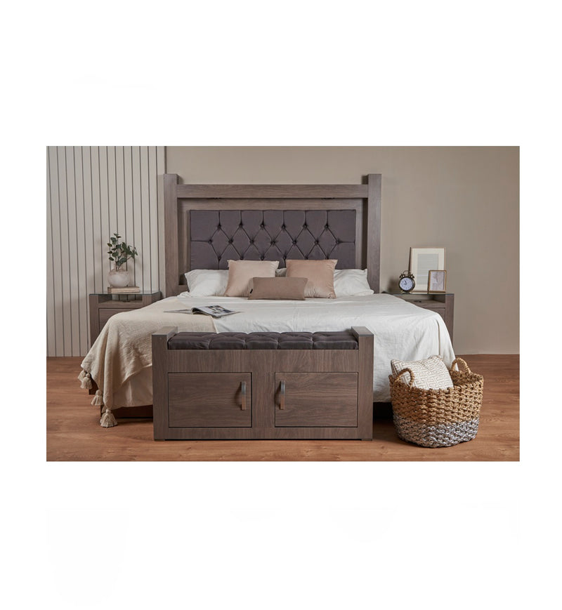 Recamara KS 6 Piezas Magnolia - Gris