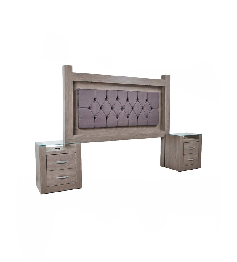 Recamara KS 6 Piezas Magnolia - Gris