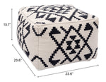 Ottoman Lizardo - Blanco