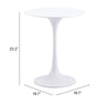 Mesa Lateral Wilco 2 - Blanco