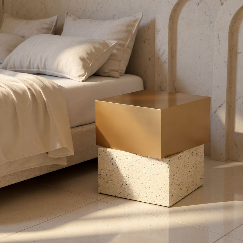 Mesa Lateral Cinza - Dorado