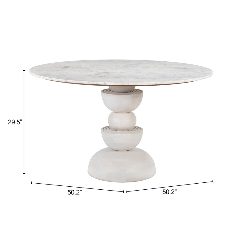 Mesa de Comedor Astri - Blanco