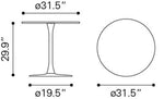 Mesa de Comedor Exterior Soleil - Blanco