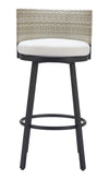 Banco de Bar Exterior Midnight Wave - Blanco