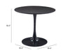 Mesa de Comedor Opus - Negro