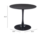 Mesa de Comedor Opus - Negro