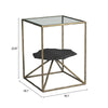Mesa Lateral Ranol - Bronce