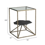 Mesa Lateral Ranol - Bronce