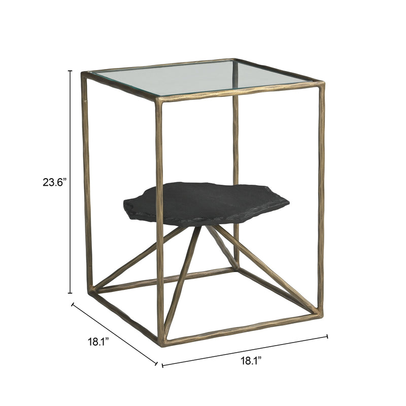 Mesa Lateral Ranol - Bronce