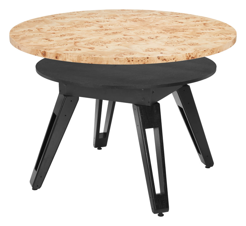 Mesa de Comedor Burl - Negro