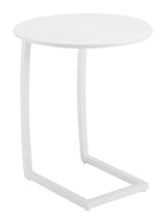 Mesa Lateral Exterior Noga - Blanco