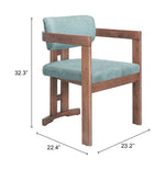 Silla Poly - Nogal