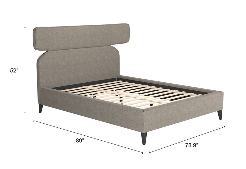 Cama Queen Size Dusa - Gris