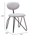 Silla de Comedor Novi - Gris