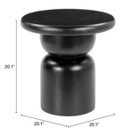 Mesa Lateral Hals - Negro
