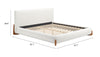 Cama King Size Baris - Blanco
