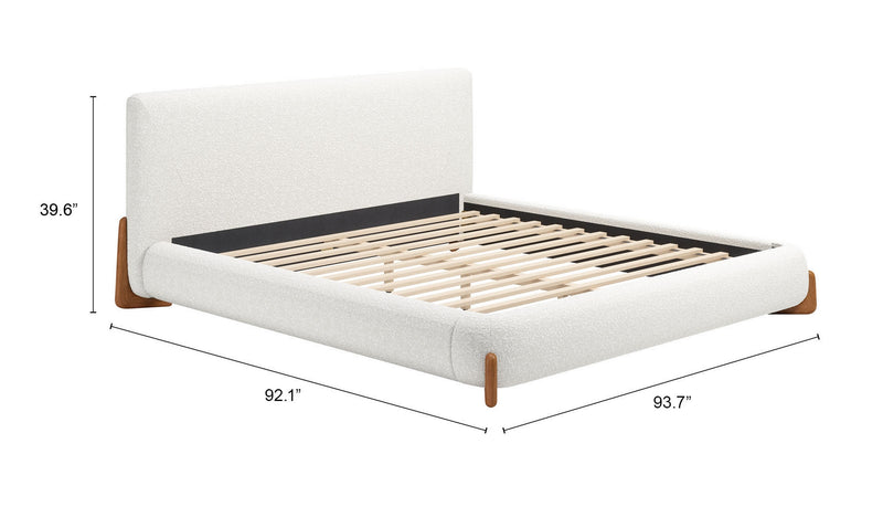Cama King Size Baris - Blanco