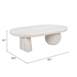 Mesa de Centro Gihak - Blanco