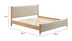 Cama King Size Hadi - Natural