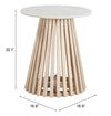 Mesa Lateral Mazara - Beige