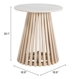 Mesa Lateral Mazara - Beige