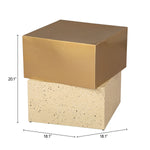 Mesa Lateral Cinza - Dorado