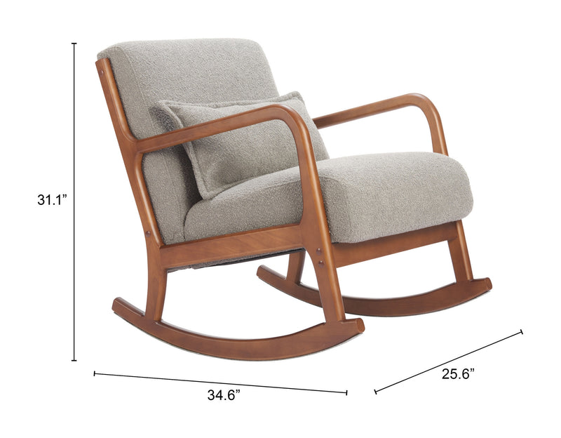 Sillon Mecedora Hady - Gris
