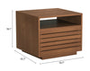 Buro Slit - Nogal