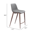 Banco de Barra Magnus 2 - Gris