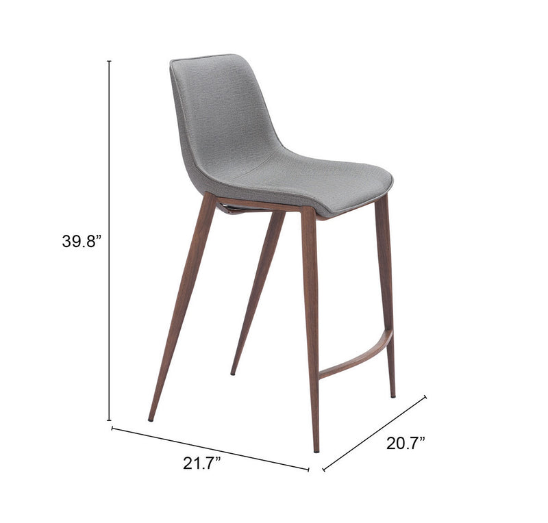 Banco de Barra Magnus 2 - Gris
