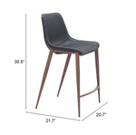 Banco de Barra Magnus 2 - Negro