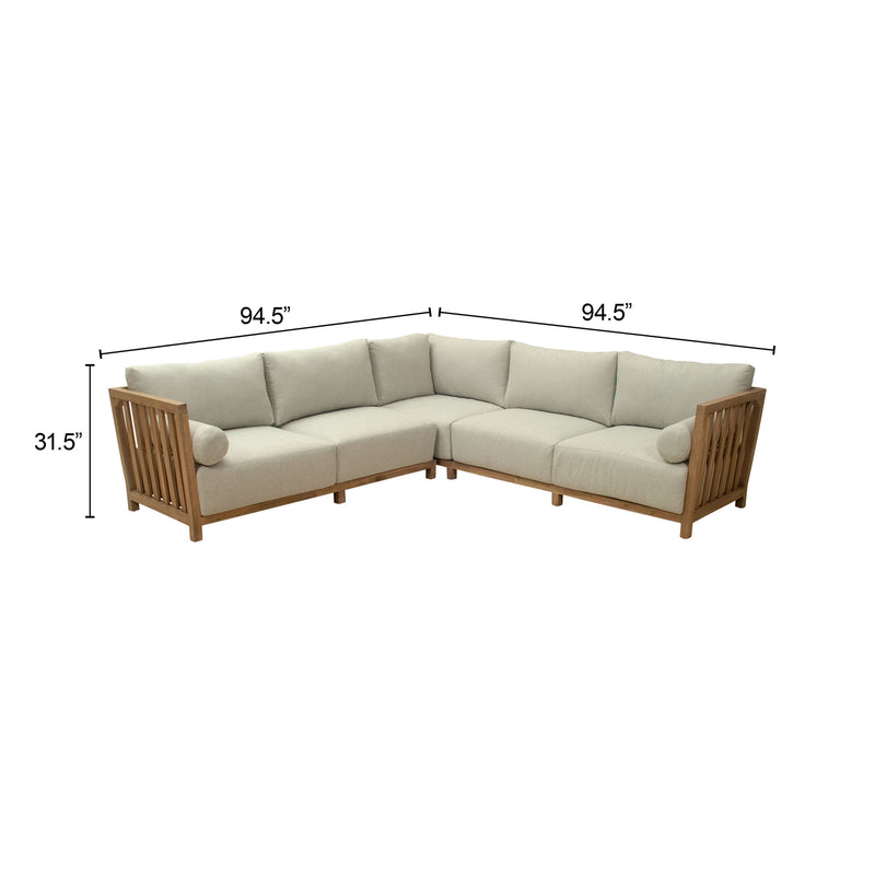 Sala Modular para Exterior Teras - Natural