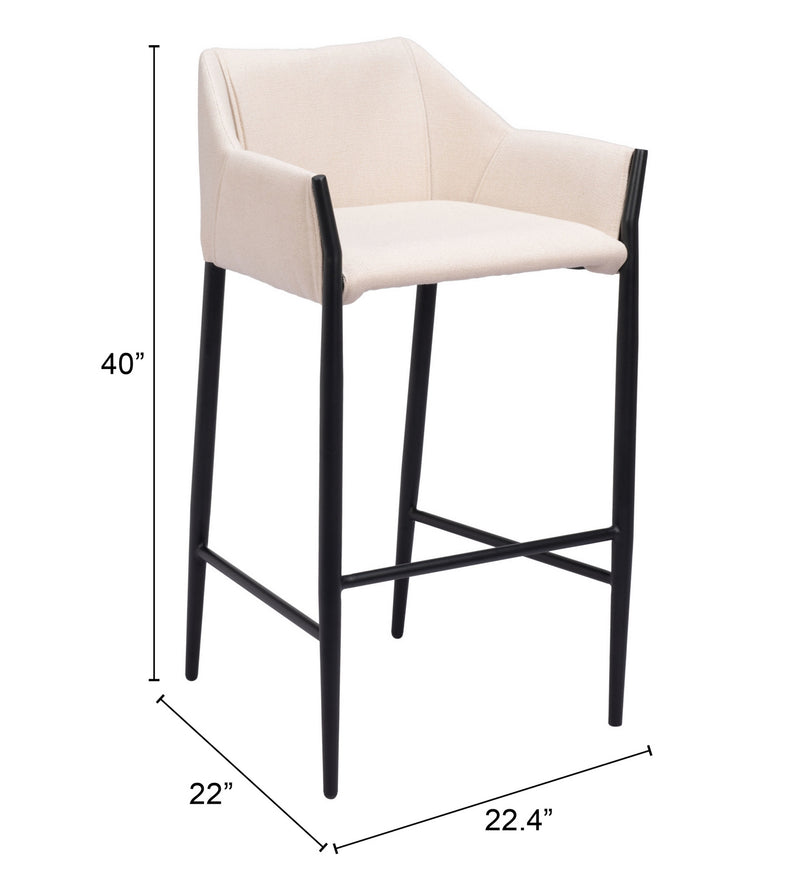 Banco de Bar Andover - Beige