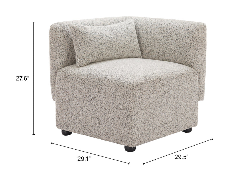 Sillon Esquinero Simu - Gris