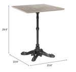 Mesa de Comedor Exterior Alfresco - Negro