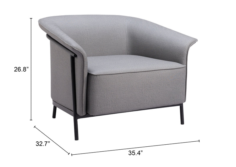 Sillon Burry - Gris