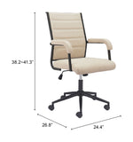 Silla de Oficina Auction - Blanco