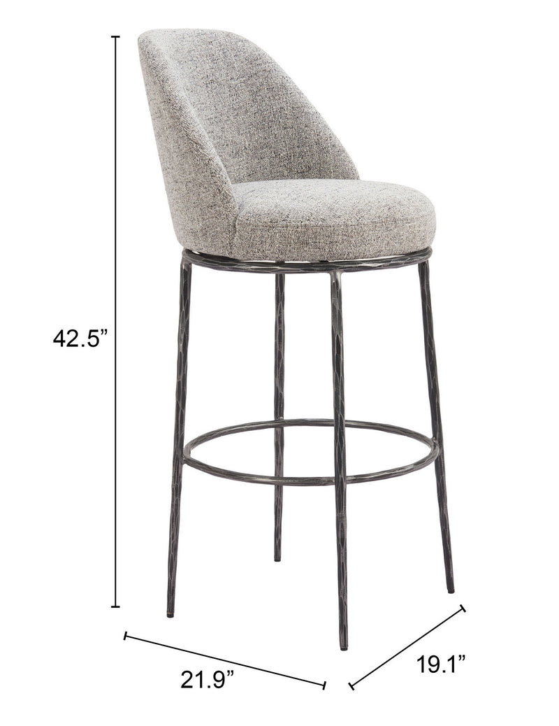 Banco de Bar Nordhavn 2 - Gris
