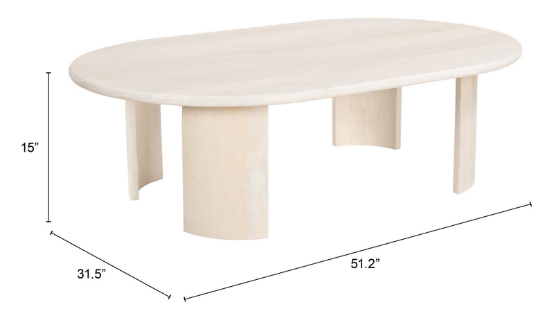 Mesa de Centro Risan - Blanco