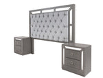 Recamara KS 3 Piezas Emilia - Gris