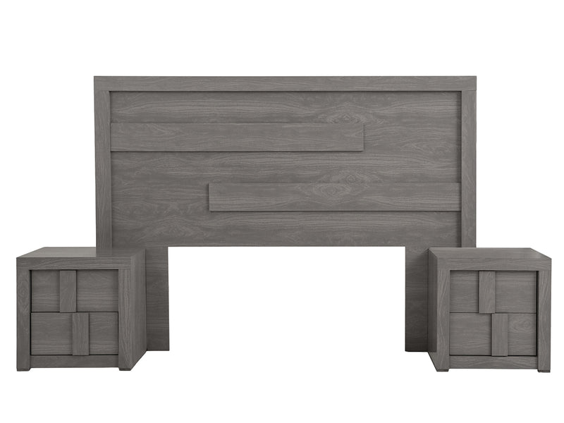 Recamara KS 3 Piezas Jazz - Gris