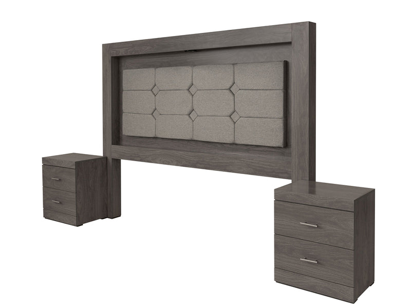Recamara KS 3 Piezas Kirena - Gris