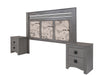 Recamara KS 3 Piezas Francia - Gris