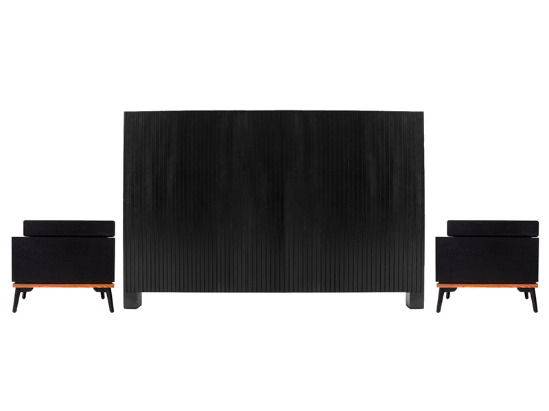 Recamara KS 3 Piezas Yukina - Negro