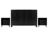 Recamara KS 3 Piezas Menori - Negro