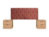 Recamara KS 3 Piezas Ximena - Rojo y Natural