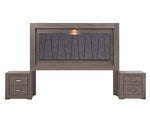 Recamara KS 3 Piezas Vizela - Gris