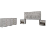 Recamara KS 4 Piezas Auma Sin Espejo - Gris