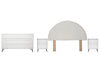Recamara KS 4 Piezas Milna - Blanco