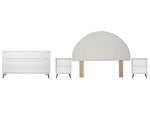 Recamara KS 4 Piezas Milna - Blanco